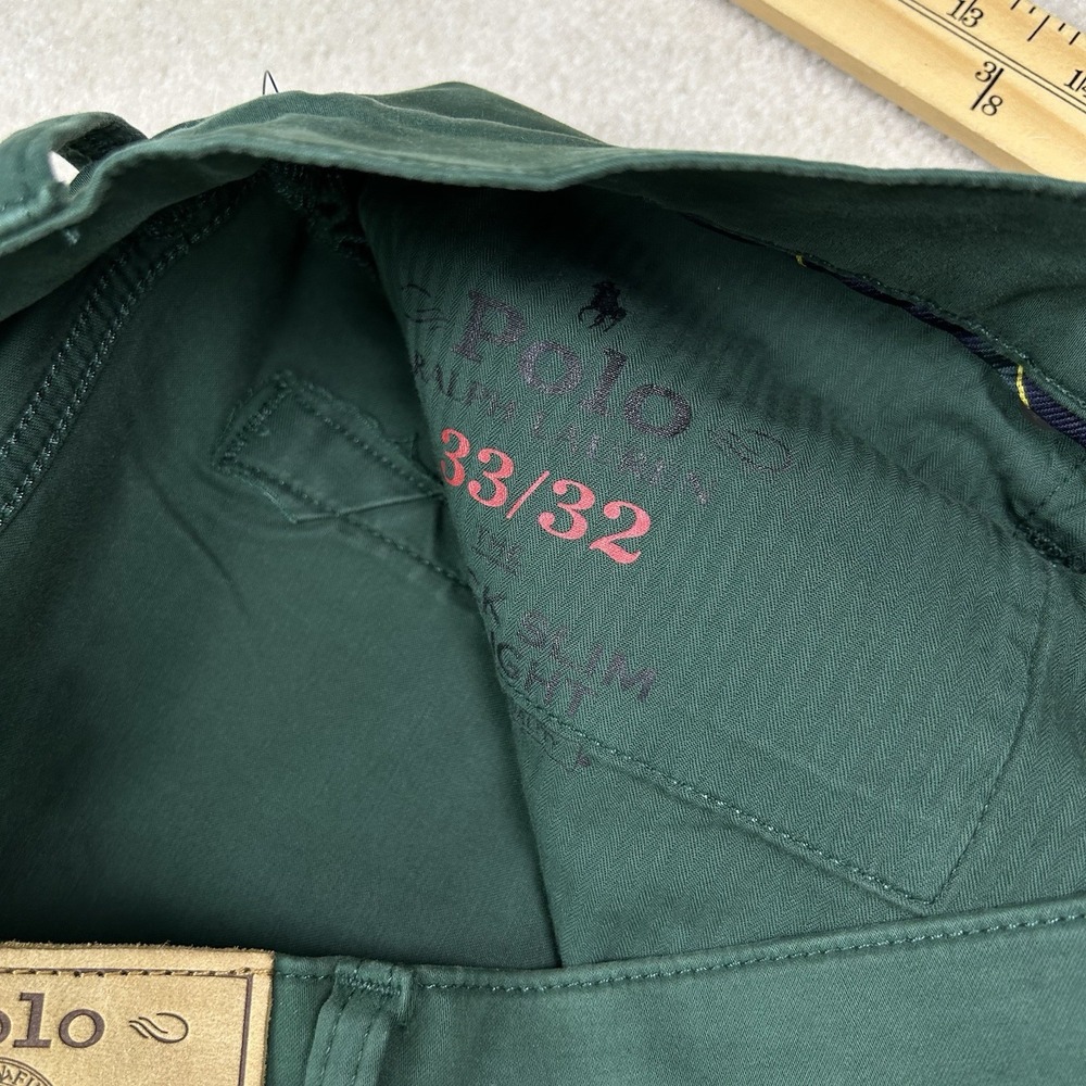Polo Ralph Lauren Varick Slim Straight Pants Men's 33x32 Stretch Casual Traveler - Picture 8 of 8
